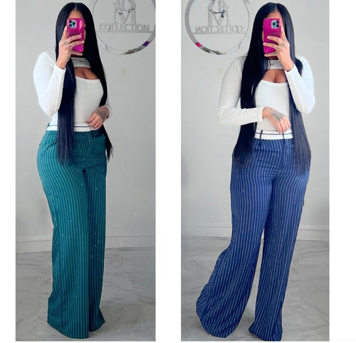 Heather pin stripe pants (18)