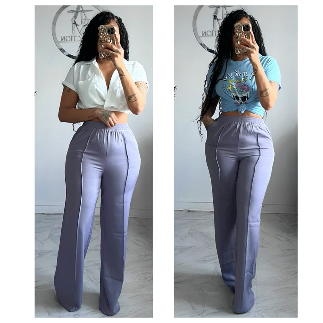 Lilac 2 pocket pants